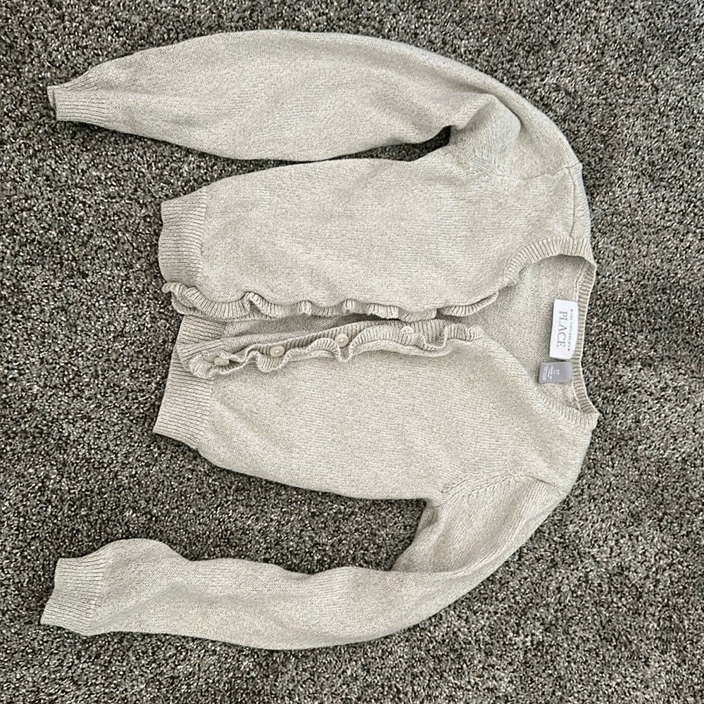 Children’s place gold and ivory cardigan